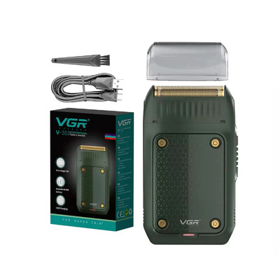 Самобръсначка VGR Акумулаторна професионална машина за бръснене Електрическа самобръсначка Преносими самобръсначки с алуминиево фолио за мъже V-353