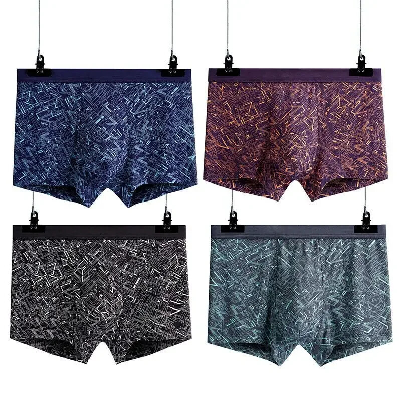 Suures suuruses aluspüksid meeste bokserid poiste aluspüksid hingavad isikupära trend mugavad nahasõbralikud bokserid pea