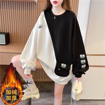 Vintage majice s kapuljačom Ženska Kawaii Anime dizajnerska ulična majica s kapuljačom za žene Sweatshirt s kapuljačom Grafika Slatka estetska korejska moda