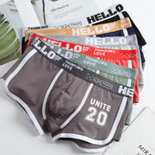 Boksačice od 3 komada Muško donje rublje Pamučne muške gaćice Boksačice Udobne sportske gaće za dječake Muško U konveksno donje rublje