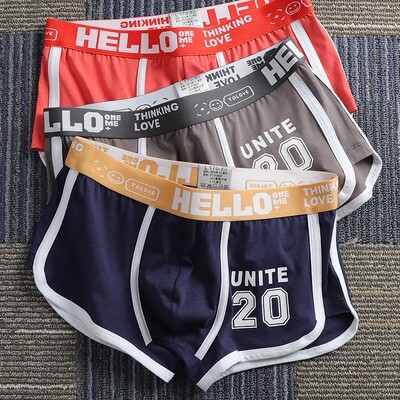 Boksačice od 3 komada Muško donje rublje Pamučne muške gaćice Boksačice Udobne sportske gaće za dječake Muško U konveksno donje rublje