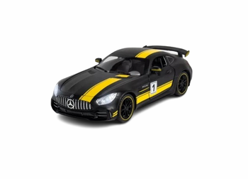 Играчка Кола, Тип MERCEDES MG, Метален, Звук и светлина, Черен, 1:32, Без кутия