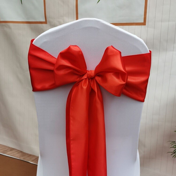 Облегалка на стол цвете пеперуда сватба хотел банкет празненство самозавързване покривало за стол облегалка на стол декоративна каишка сватбена сатенена лента