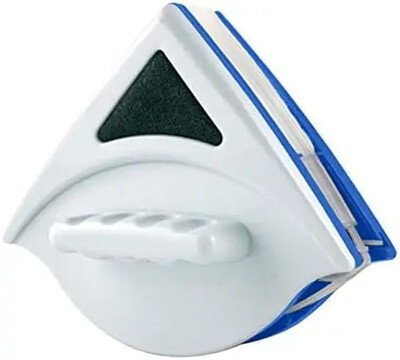 Magnetiline aknapuhastusvahend aknapuhastushari kahepoolse klaasipuhasti puhastustööriist kodu ja kõrghoone akende puhastamiseks