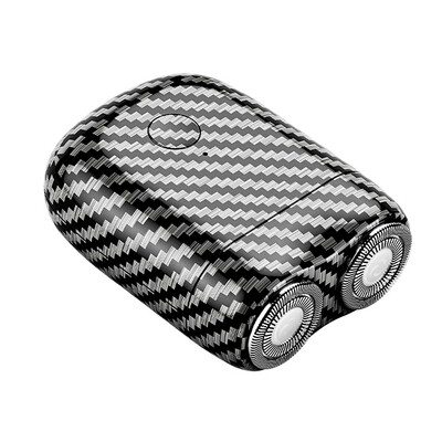 Модерна цветна електрическа самобръсначка с двойна плаваща глава Мини нож за брада за мъже Преносим безжичен тример за лице, тяло и бръснач