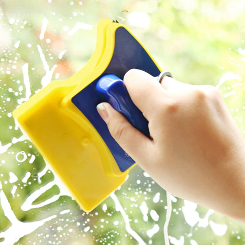 Magnetiline aknapuhastusklaas Prillid majapidamispuhastus akende puhastustööriistad koduklaasi magnetharja puhasti kaabits