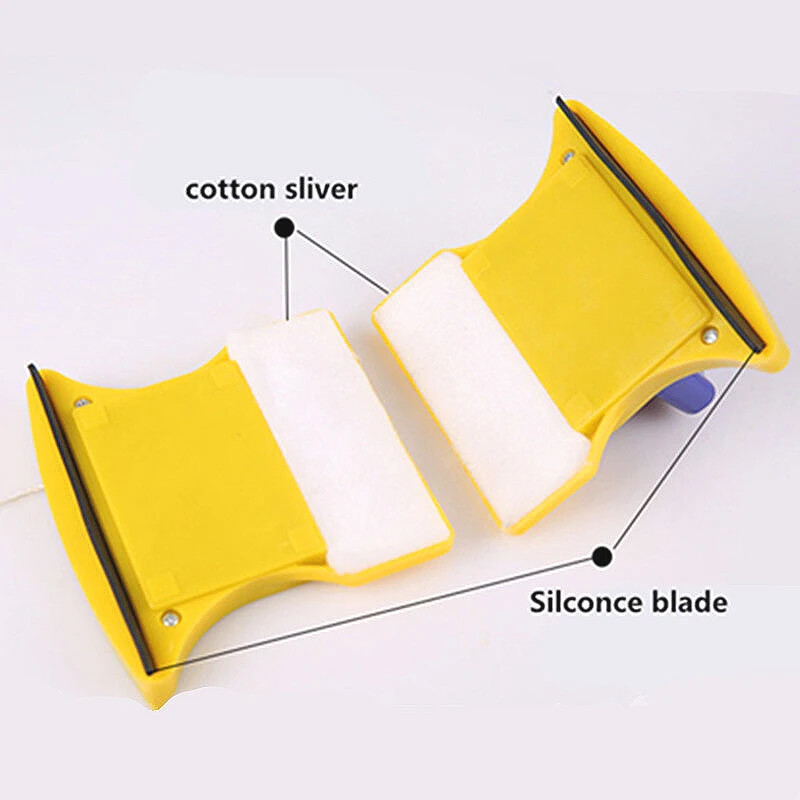 Magnetiline aknapuhastusklaas Prillid majapidamispuhastus akende puhastustööriistad koduklaasi magnetharja puhasti kaabits