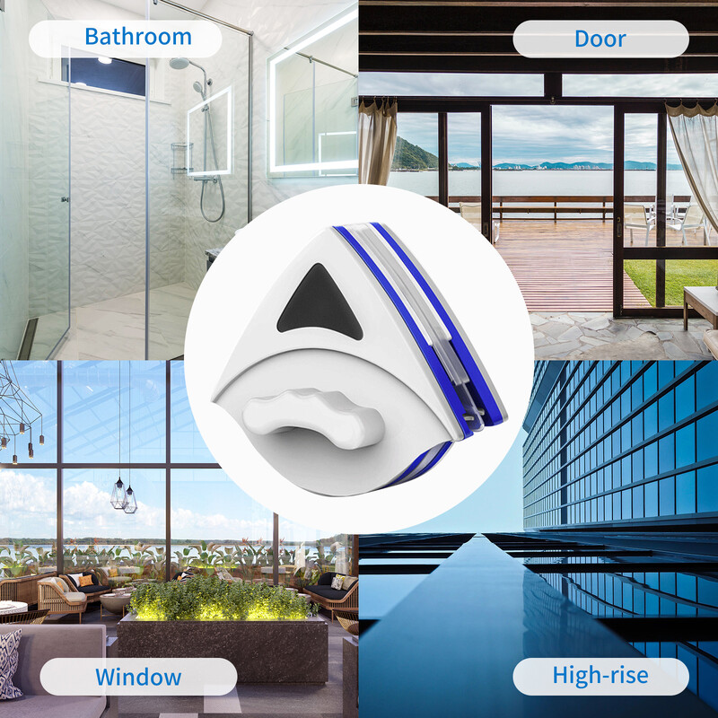 Uus majapidamiskontori spetsiaalne aknapesuvahend, magnetklaasi aknapuhastusvahend, automaatne vee tühjendamine kahekihiline klaasipuhasti