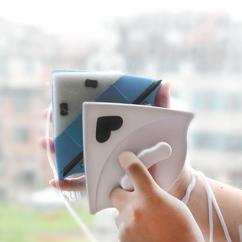 Magnetklaasipuhastusvahend Magnetklaasipuhasti aknapuhastusvahend Magnetklaasipuhastusvahend Kolmnurkne välimine magnetklaasipuhasti