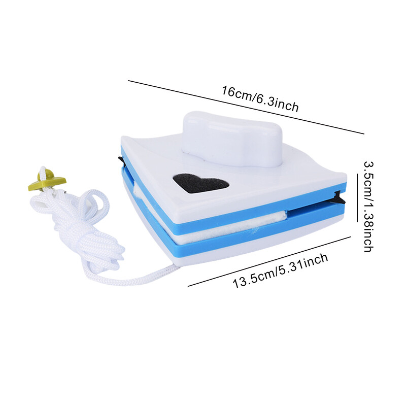 Magnetklaasipuhastusvahend Magnetklaasipuhasti aknapuhastusvahend Magnetklaasipuhastusvahend Kolmnurkne välimine magnetklaasipuhasti