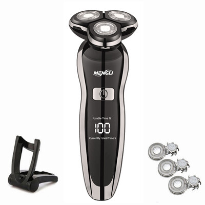 Ηλεκτρική ξυριστική μηχανή ZOZEN Electric Razor Πλενόμενη επαναφορτιζόμενη κουρευτική μηχανή σώματος για ανδρικό κουρευτικό για γένια Wet Dry χρήση