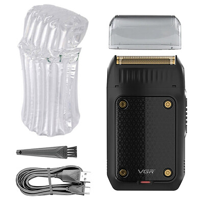 Оригинална VGR самобръсначка за мъже Професионална електрическа самобръсначка Преносим тример за брада Акумулаторна самобръсначка Машина за бръснене V-353