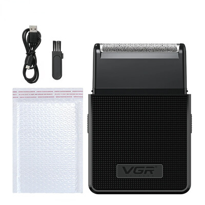 Самобръсначка VGR Професионални тримери за коса Акумулаторна машина за подстригване на брада Електрическа самобръсначка Самобръсначка с бутално движение Самобръсначка за мъже V-376