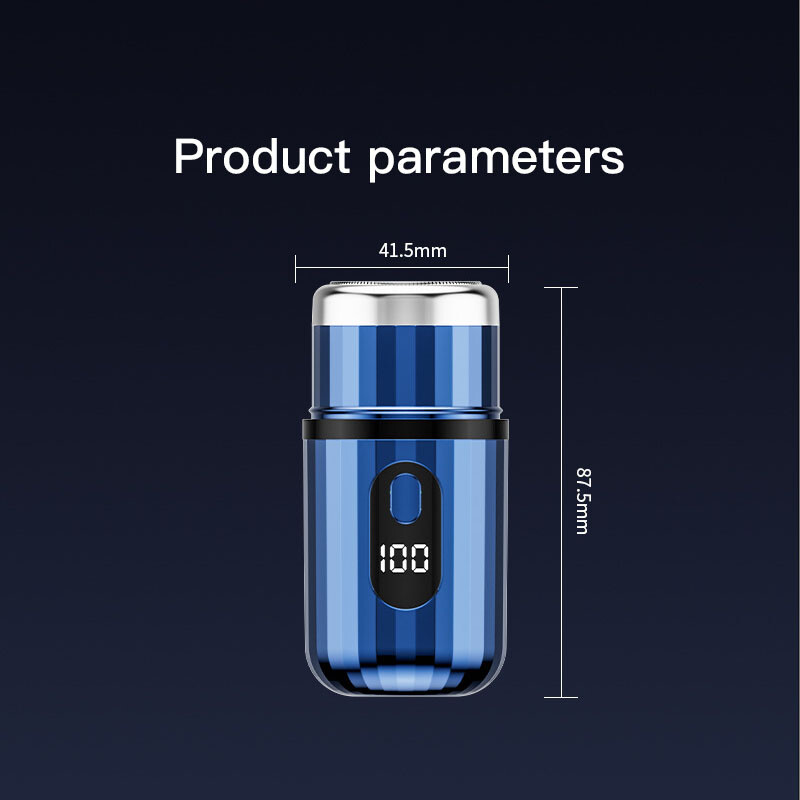Нова мини електрическа самобръсначка T6 3D самобръсначка с плаваща глава type-c бързо зареждане мъжка акумулаторна самобръсначка