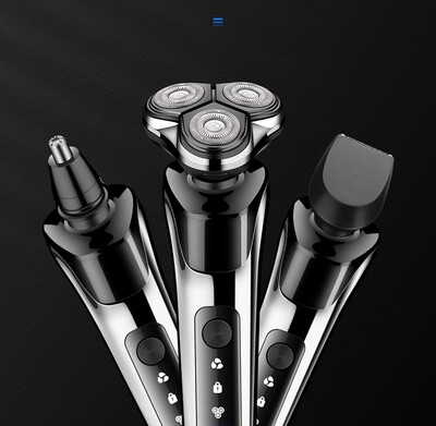 Електрическа самобръсначка за мъже Електрическа самобръсначка за мъже Акумулаторна самобръсначка за мокро сухо бръснач Изскачащ тример Водоустойчива безжична преносима самобръсначка