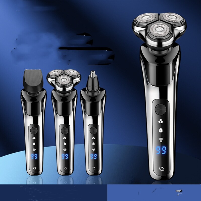 Електрическа самобръсначка за мъже Електрическа самобръсначка за мъже Акумулаторна самобръсначка за мокро сухо бръснач Изскачащ тример Водоустойчива безжична преносима самобръсначка
