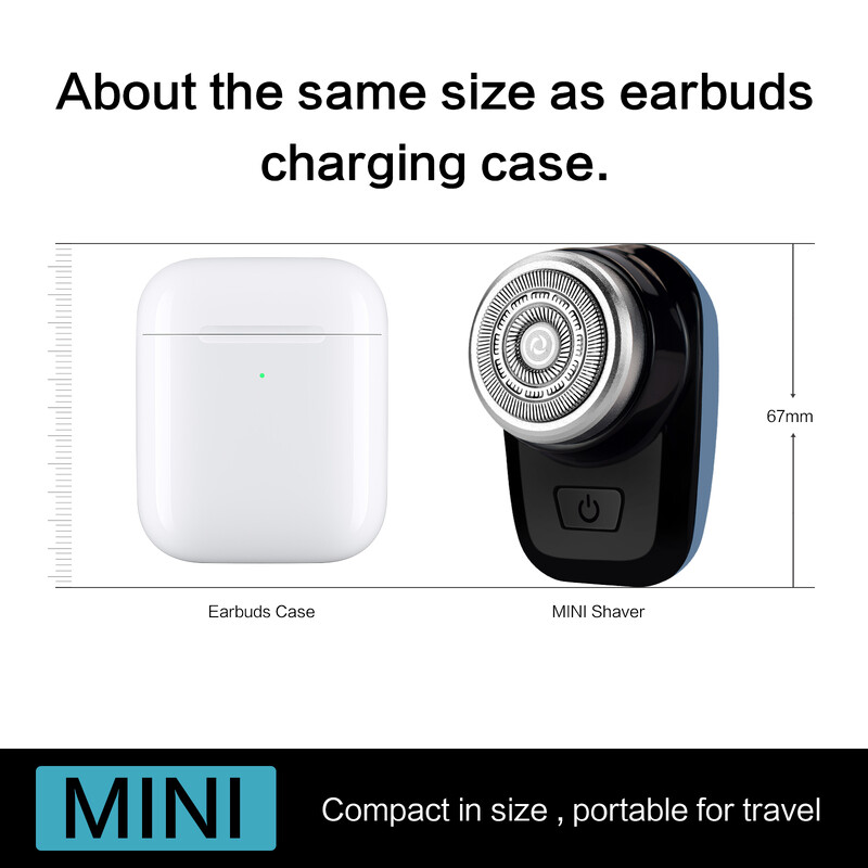 Мини електрическа самобръсначка Самонаточваща се самобръсначка Преносима самобръсначка Тример за брада Акумулаторна самобръсначка за мъже 7900 оборота в минута LPX7 Водоустойчив