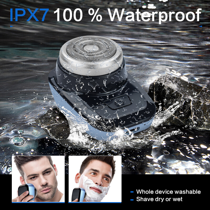 Мини електрическа самобръсначка Самонаточваща се самобръсначка Преносима самобръсначка Тример за брада Акумулаторна самобръсначка за мъже 7900 оборота в минута LPX7 Водоустойчив