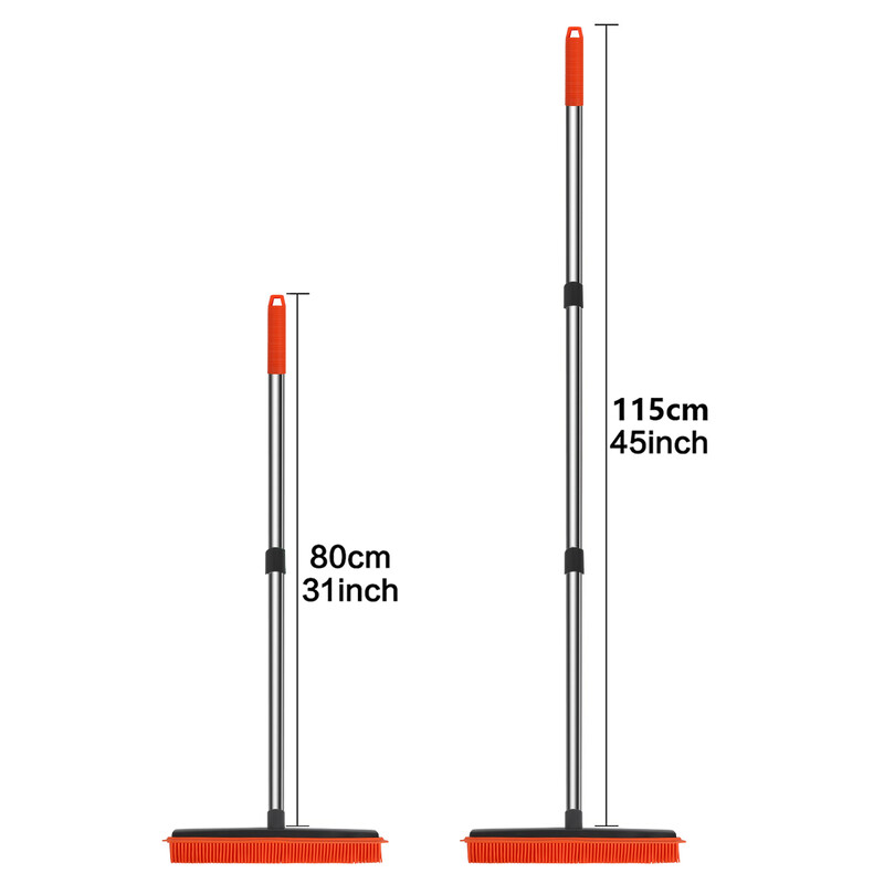 Stumiama silikoninė šluota guminė šluota be įbrėžimų Šereliai naminių gyvūnėlių plaukų šalinimas guminė šluota grindims kilimai plytelės langai sodų šlavimas