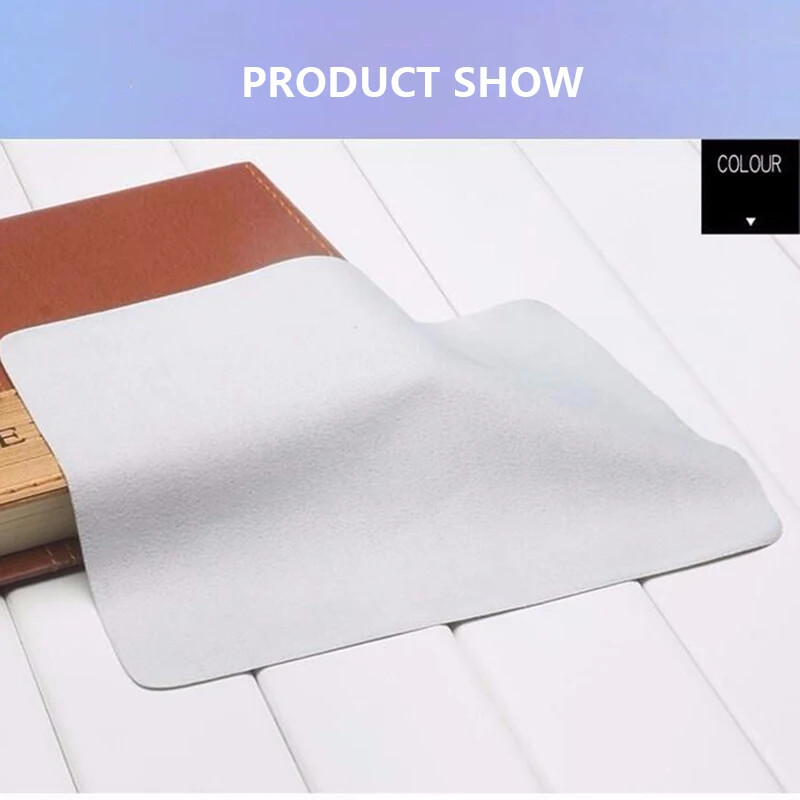 10 бр./партиди Висококачествен препарат за почистване на очила Chamois Почистваща кърпа от микрофибър за кърпички за почистване на екрана на телефона с обектив