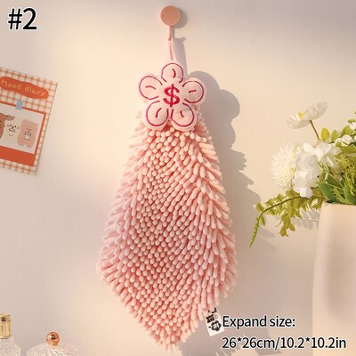 Šenill käterätik Riputav käterätik Lill Taskurätik Laste Kätekuivatus Käterätikud Imav köögi mikrokiust puhastuslapp