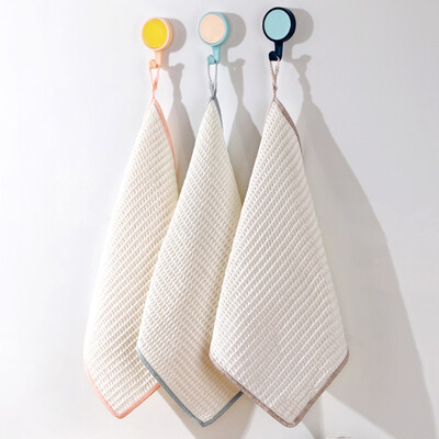 3 TK bambusest kiust nõuderätik mittenakkuva õlivahvliga pehme köögipuhastuslapp, tugev imav küürimislapp kärgstruktuuriga pühkimislapp