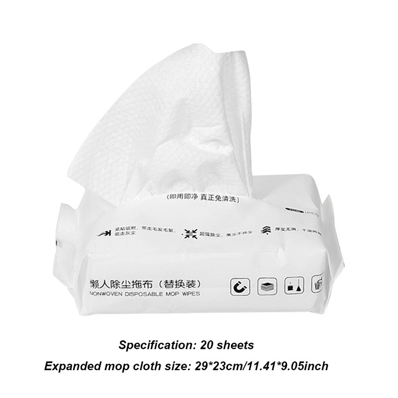 360 grādu rotācijas putekļu mops ar vienreiz lietojamu mopu paliktni Tīrīšanas mopu slaucītājs statisks cietkoksnes lamināta flīžu grīdu tīrīšanai