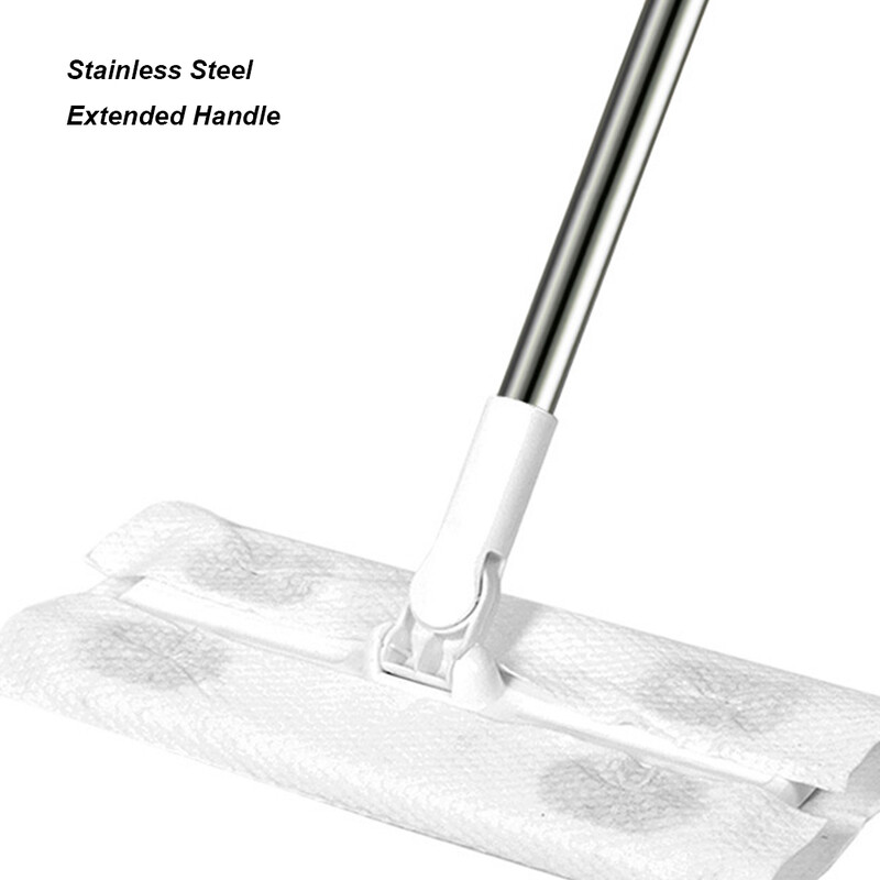 360 grādu rotācijas putekļu mops ar vienreiz lietojamu mopu paliktni Tīrīšanas mopu slaucītājs statisks cietkoksnes lamināta flīžu grīdu tīrīšanai