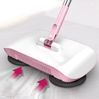 Μηχάνημα καθαρισμού δαπέδου Clean Household Sweep Lazy Kitchen Washer Mop Magic Broom Robot Handle Sweeper with Combo