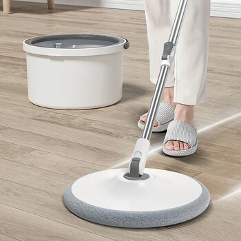 Spin Mop Water Separation 360 Cleaning with Bucket Πανί μικροϊνών Χωρίς πλύσιμο χεριών Πλωτή σφουγγαρίστρα οικιακής χρήσης Εργαλεία καθαρισμού