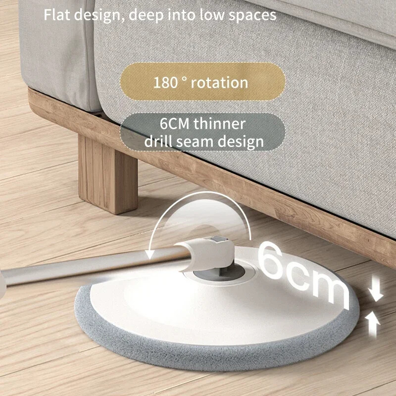 Spin Mop Water Separation 360 Puhastamine ämbriga mikrokiudlapiga ilma käsitsi pestava põranda ujuvmopi majapidamises kasutatavad puhastusvahendid