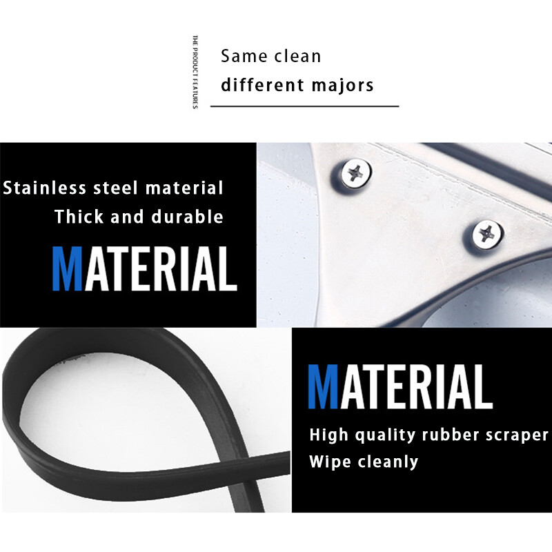 Stiklo valymo valytuvas langų valytuvas langų valymo įrankis Guminis peiliukas vonios kambariui dušas Namai Automobilinis valgomojo stalas Stiklų valymas