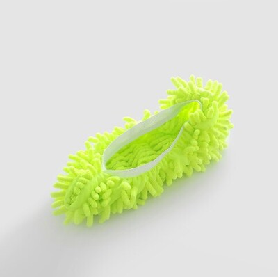 2 броя чехли от шенил Моп Чехли за премахване на прах Чорапи за крака Капачка за моп Многофункционално почистване на пода Мързеливо покритие за обувки Прахоуловител