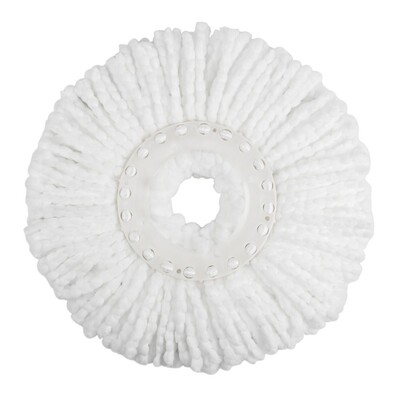 Удебелена и въртяща се резервна глава за моп от ултра фини влакна за домашна употреба - 16 см универсални аксесоари за моп Лесно инсталиране