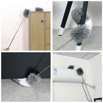 Duster Brush Microfiber Duster Extendable Gap Dust Tools Retractable Car Furniture Gap Cleaning Brush Οικιακά εργαλεία καθαρισμού