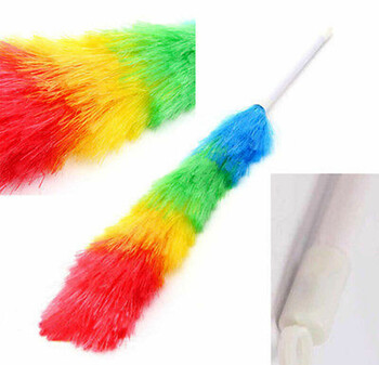 Soft Microfiber Cleaning Duster Dust Cleaner Handle Feather Static Anti Magic Household Cleaning HOT Selling Tools