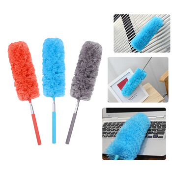 Регулируема микрофибърна четка за прах Stretch Extend Feather Duster Dust Remover Dirt Cleaner Home Car Furniture Cleaner Tool