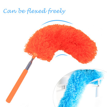 Регулируема микрофибърна четка за прах Stretch Extend Feather Duster Dust Remover Dirt Cleaner Home Car Furniture Cleaner Tool