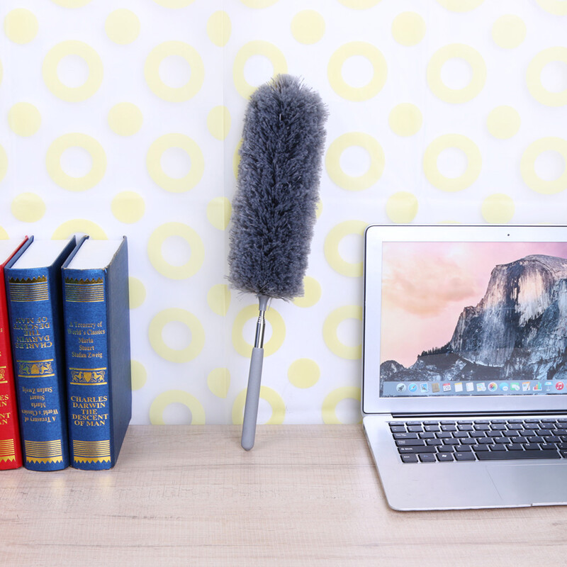 Reguliuojamas mikropluošto dulkių šepetys, prailginamas plunksnų dulkės dulkių valiklis, purvo valiklis namų automobilių baldų valymo priemonė