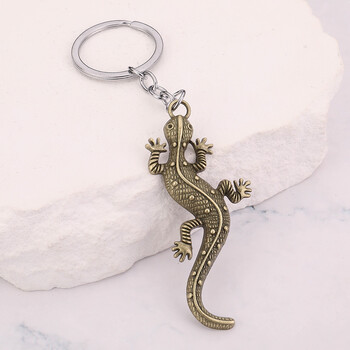 Ретро ключодържател гущер Gecko Creative Animal Gift Car Keychain Accessories 