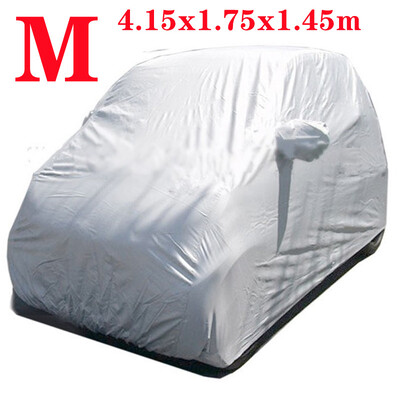 Univerzális S/M/L/XL/XXL autóhuzatok Smart Outdoor teljes autó burkolat napfény UV védelem autó karosszéria nap eső porálló vízálló burkolat