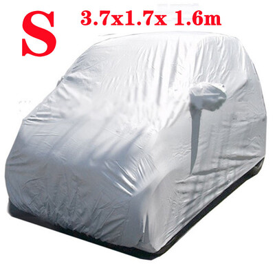 Univerzális S/M/L/XL/XXL autóhuzatok Smart Outdoor teljes autó burkolat napfény UV védelem autó karosszéria nap eső porálló vízálló burkolat