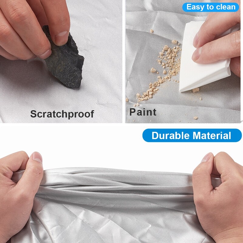 Automašīnas pusaugšējais vāks hečbeka sedanam Plāns viegls ūdensizturīgs saules lietus sniega putekļu āra aizsargs automašīnas jumta dzinēja pārsegi