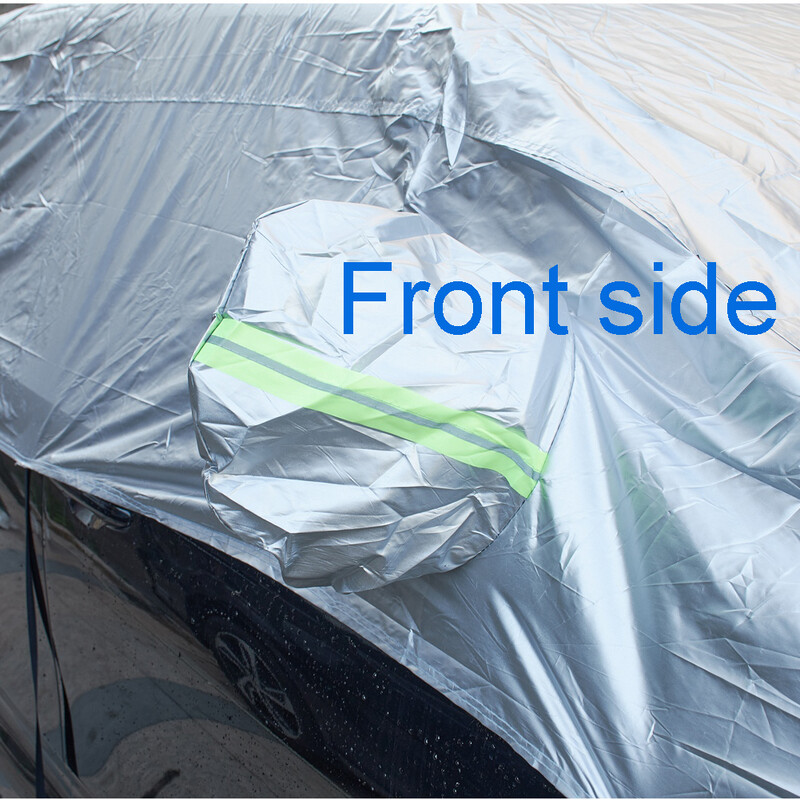 Automašīnas pusaugšējais vāks hečbeka sedanam Plāns viegls ūdensizturīgs saules lietus sniega putekļu āra aizsargs automašīnas jumta dzinēja pārsegi