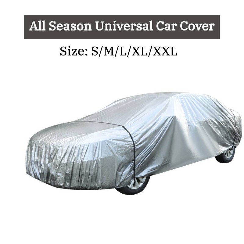 Универсално покривало за кола, водоустойчиво външно пълно покривало за кола, сенник, прахоустойчив UV защита от дъжд Калъфи за кола Облекло за SUV седан