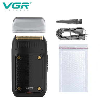 VGR Shaver Professzionális borotva elektromos borotvagép hordozható szakállvágó újratölthető borotva mini borotva férfiaknak V-353
