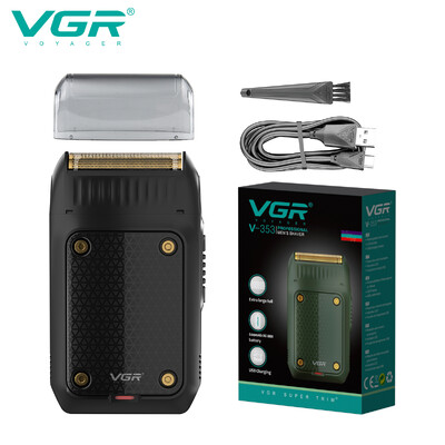 VGR Shaver Professzionális borotva elektromos borotvagép hordozható szakállvágó újratölthető borotva mini borotva férfiaknak V-353