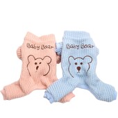 Salopetă pentru câine pentru animale de companie Hanoră cu glugă Design urs Pisică Cățeluș în dungi Îmbrăcăminte de toamnă/iarnă Îmbrăcăminte 3 culori