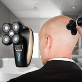 5 az 1-ben elektromos borotva borotva férfiaknak IPX7 vízálló vezeték nélküli borotvagép hajvágó kopasz férfiaknak