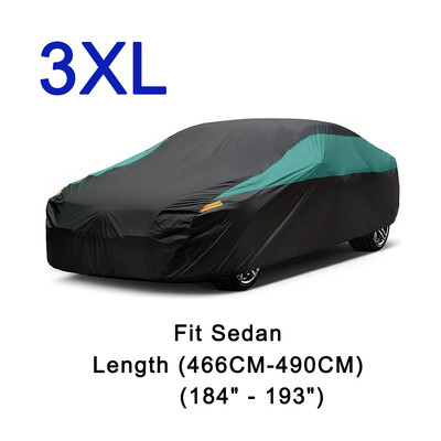 Huse universale Kayme pentru mașină, în aer liber, impermeabile, la soare, la ploaie, la zăpadă, la UV, pentru SUV/Sedan/Hatchback